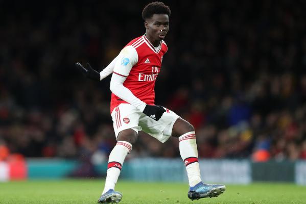 แม็คมานามาน ยุเจเคเซ็น Bukayo Saka แนวรุกอาร์เซน่อล