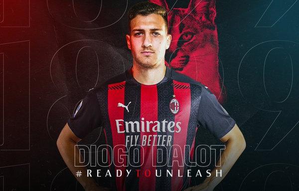 มิลานคอนเฟิร์มคว้า DIOGO DALOT แบบยืมตัว