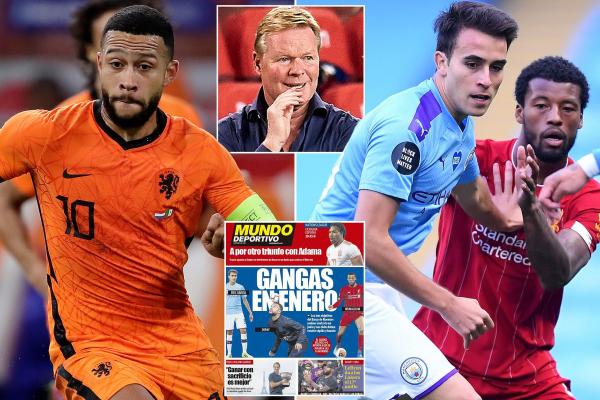 บาร์ซ่าตามล่า Georginio Wijnaldum และ Eric Garcia